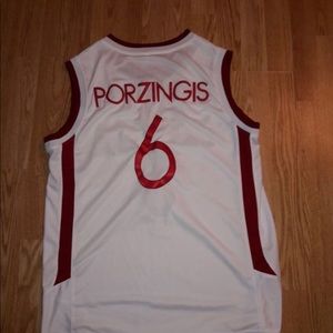 Latvia Kristops Porzingis Jersey
